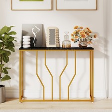GAINOOM Gold Console Table