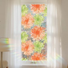 Static Cling Floral Decal