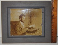 Ant. Late 1800s Card Photo of