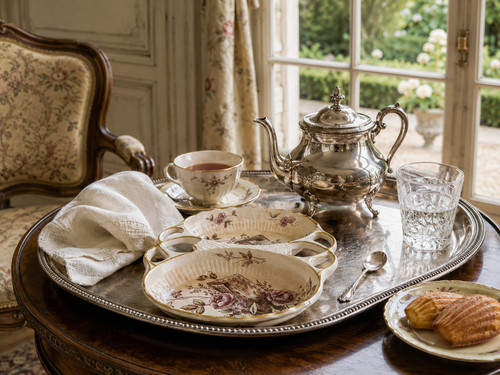 1890s vintage ironstone - ironstone, double