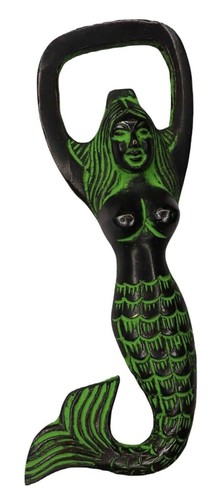 Green mermaid lady shape - green,