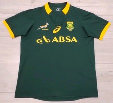 South Africa Rugby Home Shirt 2014/2015 - Asics Large L Jersey Springboks Top