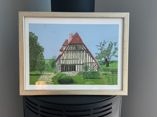 David hockney normandy house - david,