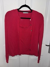 Vintage 90s Pink Twin Set Top