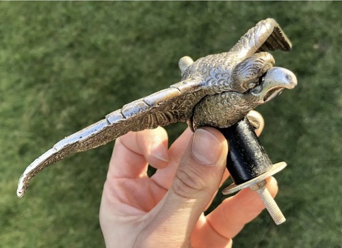 Desmo eagle car mascot - car,
