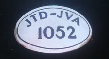 JTD - JVA CORPORATION TRANSPORT BUS CAP BADGE DRIVER No 1052