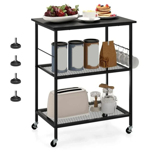 Lockable trolley with flexible - lockable,