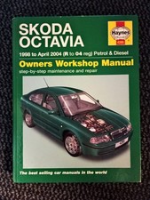 Haynes Skoda Octavia 1998 - 2004 Petrol & Diesel Owners Workshop Manual 4285