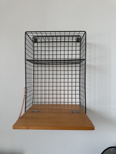 Vintage wirework shelf unit - vintage,