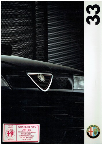 Alfa romeo 1 7 - 33, 1.7