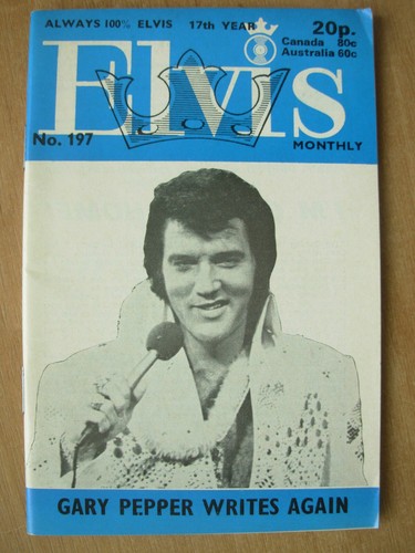 Elvis presley monthly magazine - monthly,