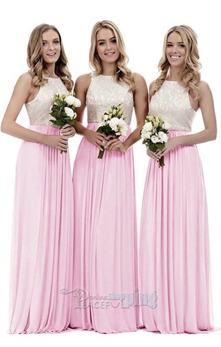 New long chiffon lace evening - new,