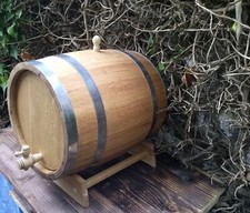 New Solid Oak Barrels, For AGING Spirits,wine,Whiskey, 15L,Medium Charred Inside
