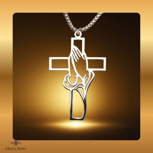 Cutout stainless steel praying - cutout,