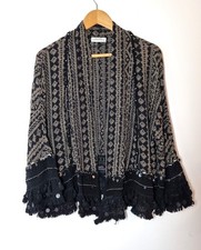 Zara Boho Jacket Size M Tassel