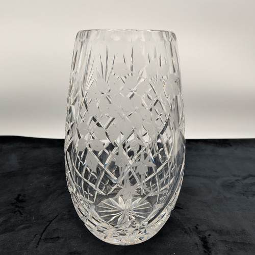 Crystal flower vase - flower,