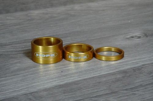 Hope headset spacers gold - headset,