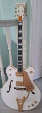 Gretsch White Falcon G7594 Double Cutaway Electric Guitar with Hard Case