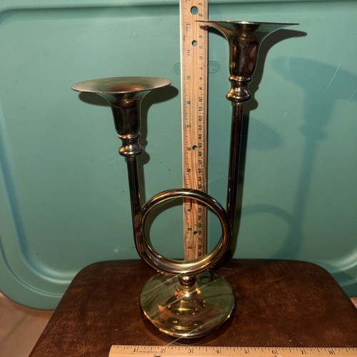Vintage brass double french - brass,