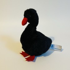 Ark Toys WWT Wetlands For Life Soft Toy Cuddly Plush Black Swan Bird Animal 16cm