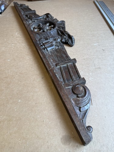 Wooden pediment breton - pediment,