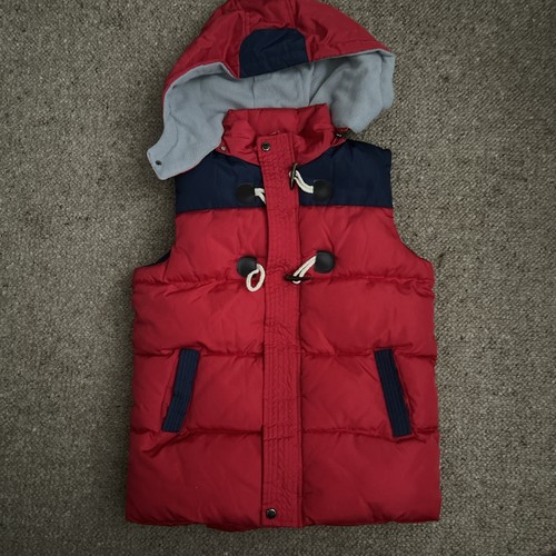 Kids padded gilet red navy - padded,