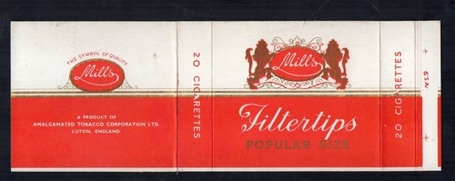 Old empty cigarette - empty, packet