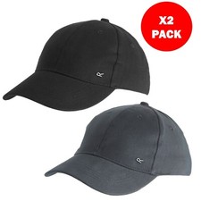 Regatta Adults' Classic Cotton Baseball Cap – Pack of 2 – Adjustable Breathable