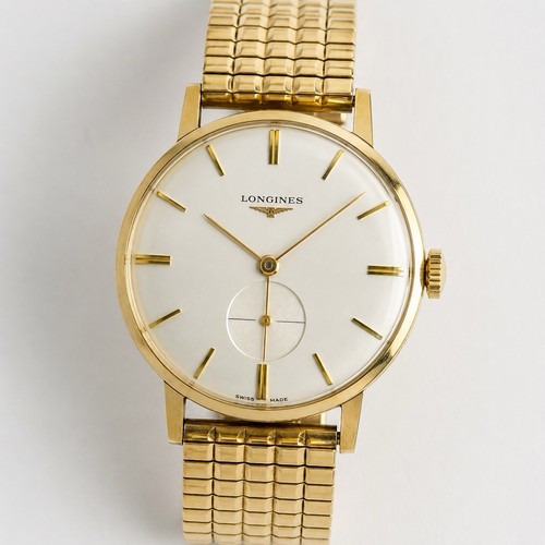 Vintage longines 9ct gold mens - vintage,