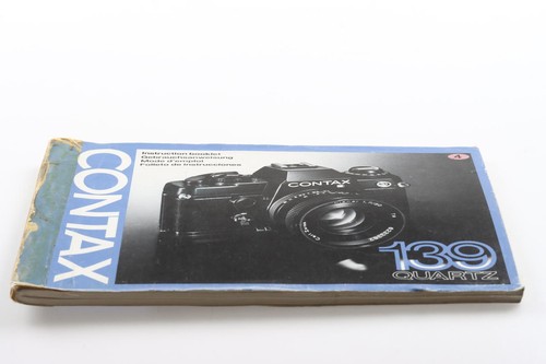 Contax 139 quartz instruction - contax,