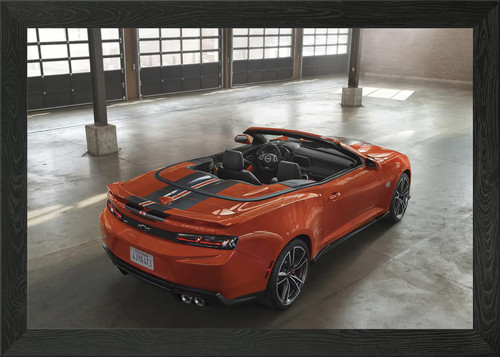 Orange chevrolet camaro - orange,