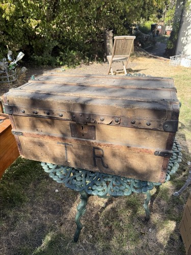Antique french wooden top - antique,