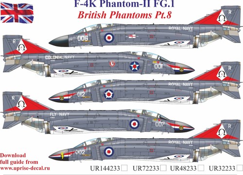 Decal 4k phantom ii - 1:48,
