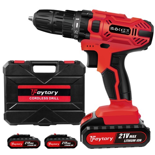Feytory cordless drill 21v - feytory,