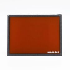 Ilford 902 B&W Multigrade Darkroom Safelight Filter Brown Glass 16x21cm 6.3x8.2"