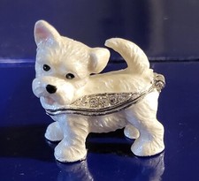 Feisty Westie Pewter Bejeweled