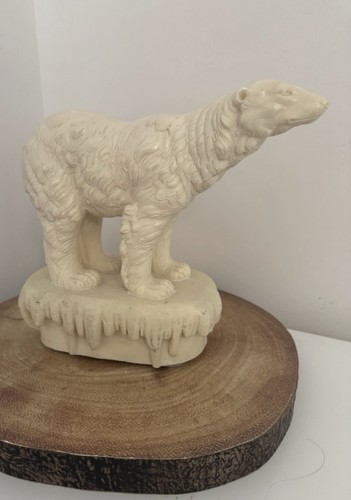 Polar bear santini sculpture - polar,