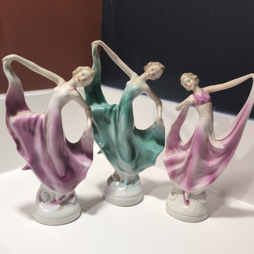 Art deco porcelain figurine - deco,