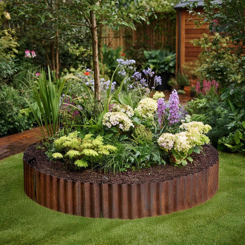 Metal garden edging border - metal,