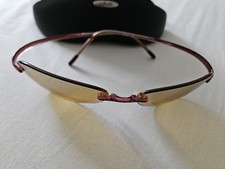 Silhouette Women's Vintage Rimless Sunglasses. Used 