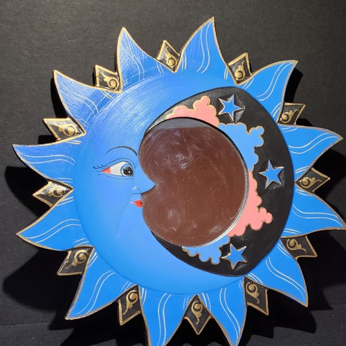 Vintage celestial round wooden - vintage,
