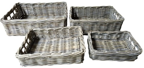 Rectangular wicker rattan - rectangular,