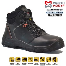 MENS LEATHER WATERPROOF SAFETY