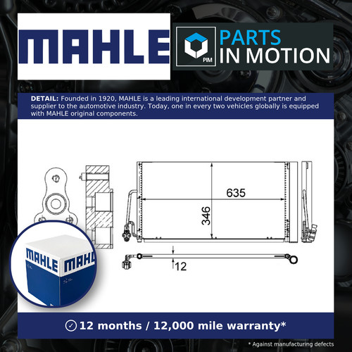 Air con condenser fits - con,