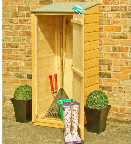 2ft wooden garden shed patio - garden,