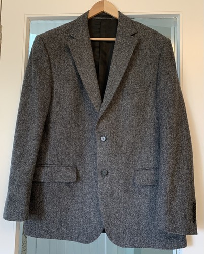 Shetland wool tweed jacket - tweed,