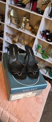 Nine west mules black - nine,