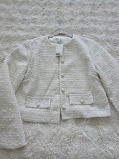 Womens Boucle Jacket H&M M NEW