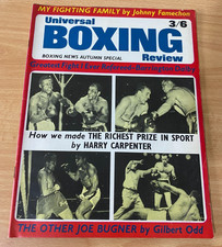 UNIVERSAL BOXING REVIEW MAGAZINE - AUTUMN SPECIAL 1969 - JOE BUGNER ETC