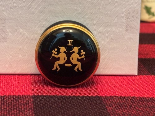 Halcyon enamel trinket box - trinket,